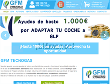 Tablet Screenshot of gfmtecnogas.com